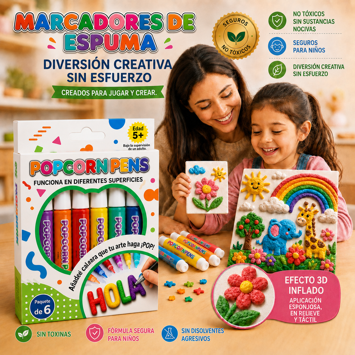 Ahorra un 50% haciendo tu pedido hoy mismo. Bolígrafo de arte en relieve 3D Healrize®: transforma dibujos planos en arte 3D táctil. 🐲