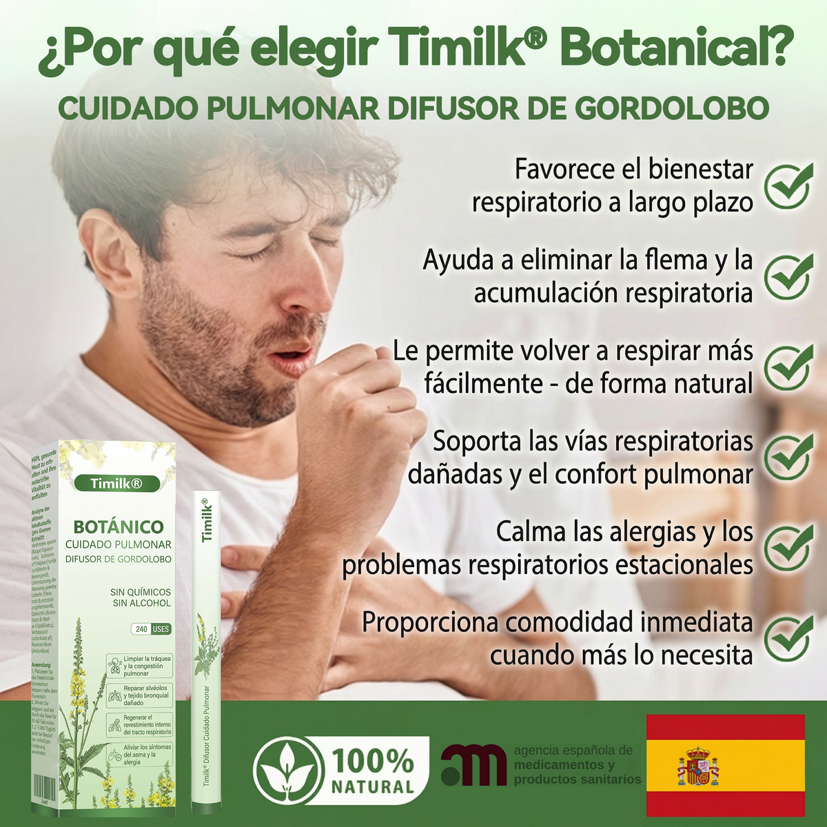 🫛Timilk®BOTÁNICO CUIDADO PULMONAR DIFUSOR DE GORDOLOBO