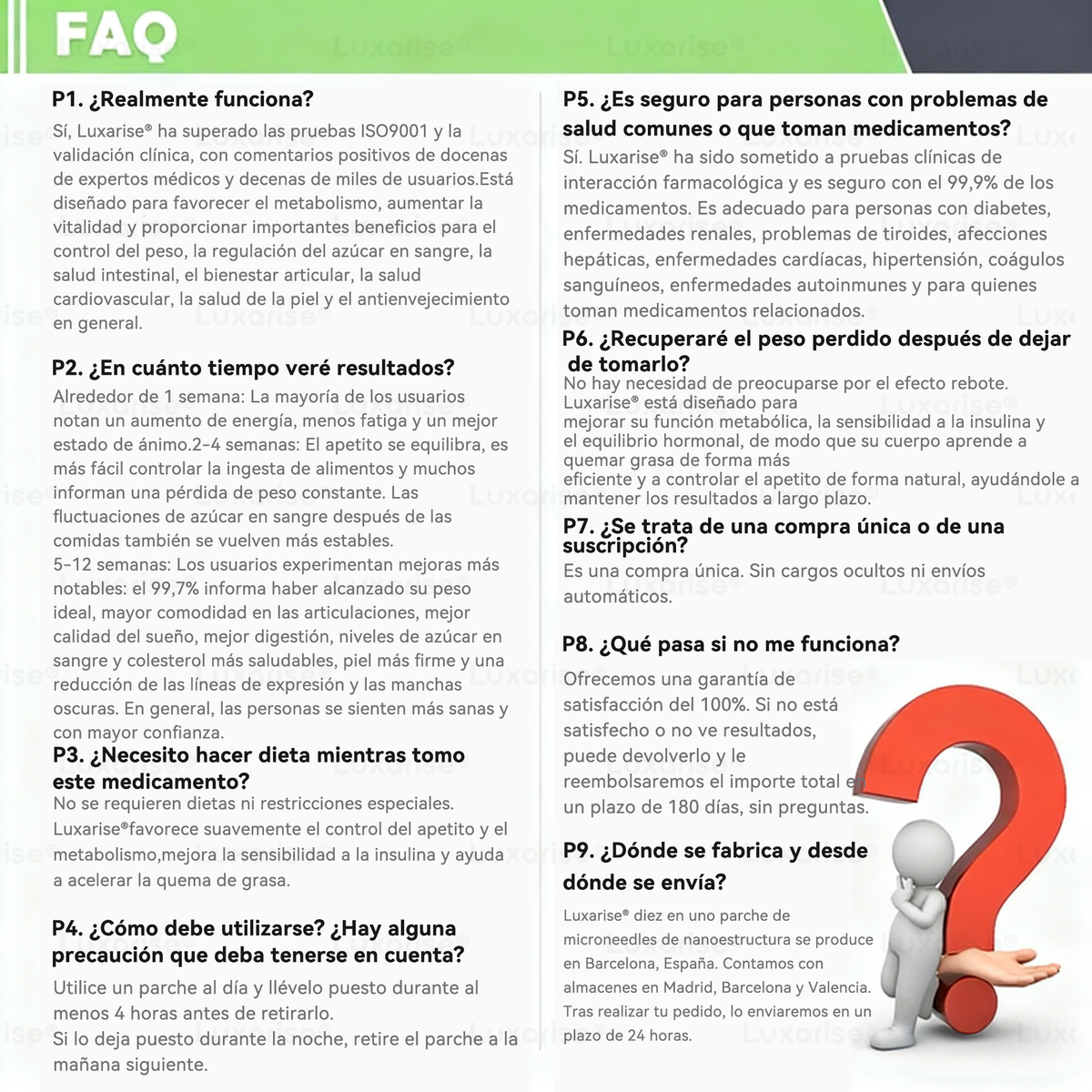 𝑳𝒖𝒙𝒂𝒓𝒊𝒔𝒆®⏲️ Moringa & Berberina 10 en 1 Parche Avanzado de Microagujas Nano (Uso diario, cambios visibles en 7 días) 👩‍⚕️ Obesidad, Diabetes, Apnea del Sueño y Problemas Articulares