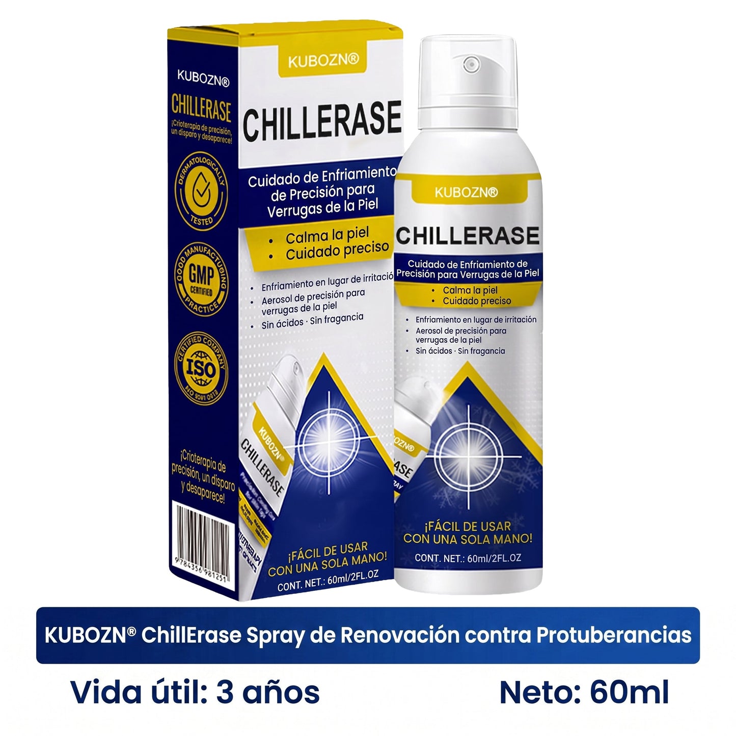 🇸 KUBOZN®ChillErase Spray de Renovación contra Protuberancias