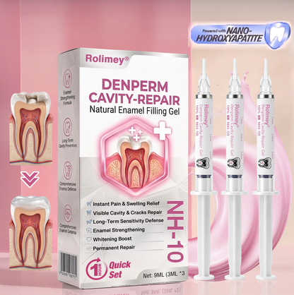 Rolimey® DenPerm Cavity-Repair Natural Enamel Filling Gel💧