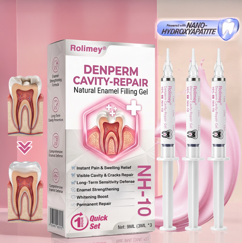 Rolimey® DenPerm Cavity-Repair Natural Enamel Filling Gel💧